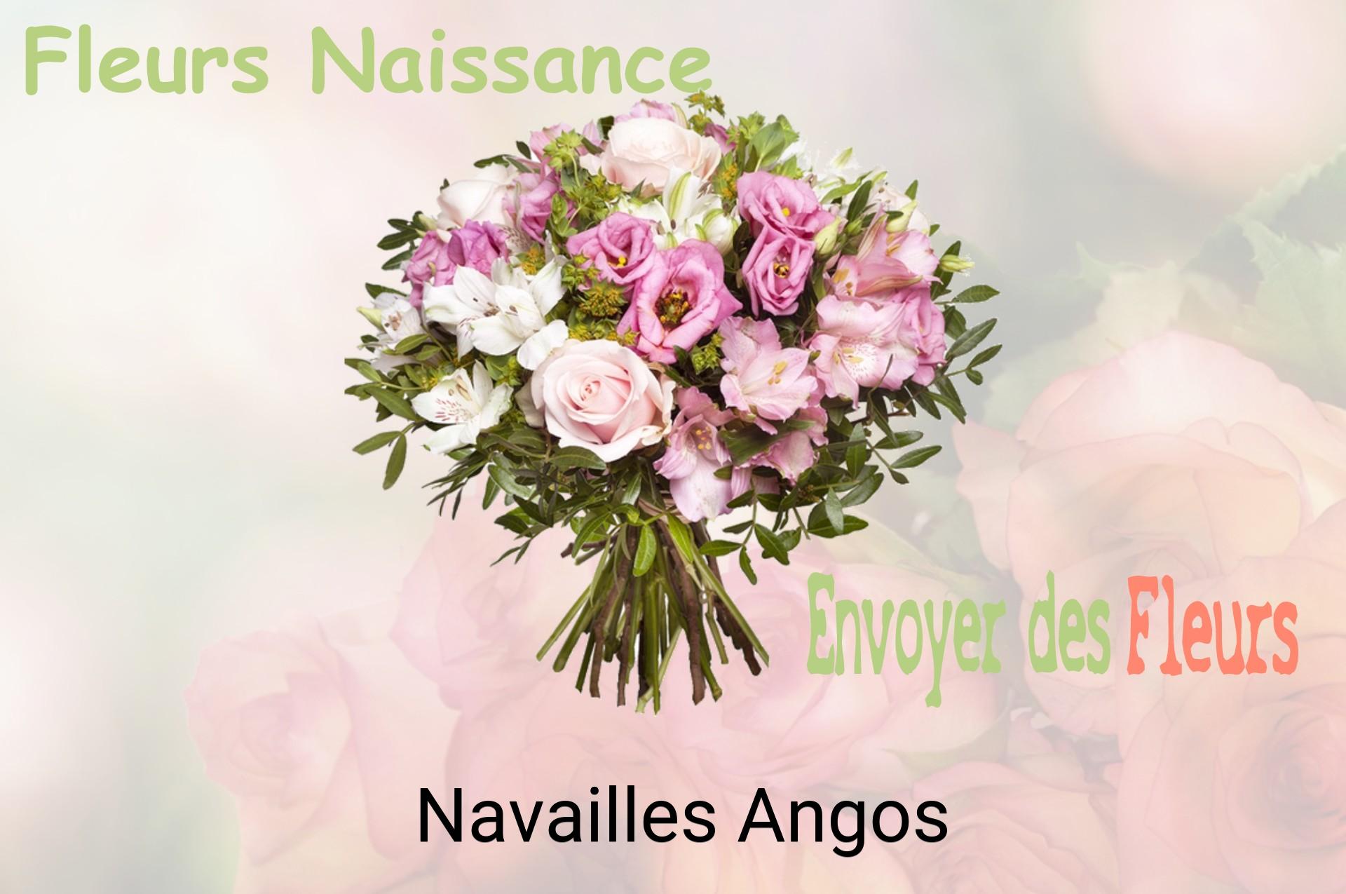 Bouquet de fleurs de naissance livré à Navailles-Angos